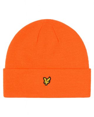 Beanie Hat Risk Orange HE960A - Lyle & Scott - Fri frakt