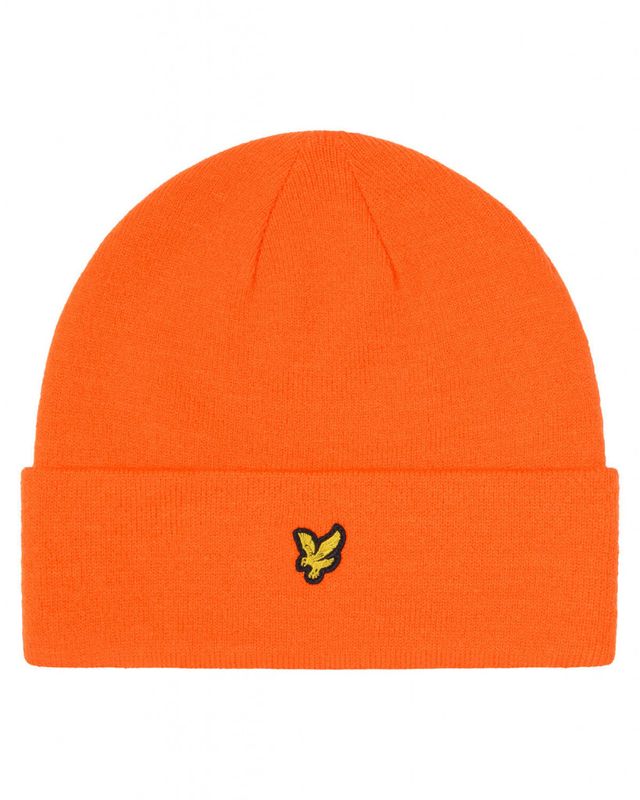 Beanie Hat Risk Orange HE960A - Lyle & Scott - Fri frakt