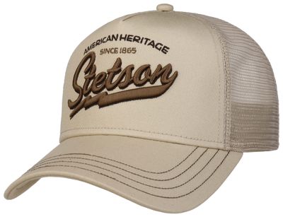 Stetson American Heritage Classic Trucker Cap Beige