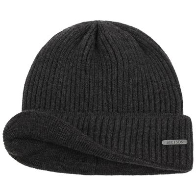 Stetson Beanie Merino Grey Melange