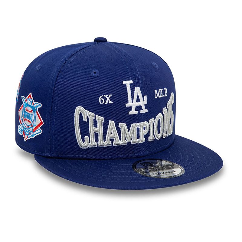 LA Dodgers Champion Patch Blue 9FIFTY Snapback - New Era