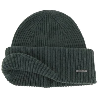 Classic Uni Wool Beanie Hat Green- Stetson