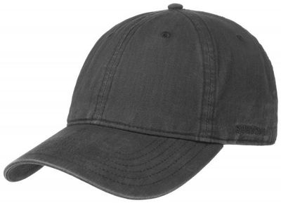 Baseball Cap Fitted Delave Organic Cotton Black - Stetson