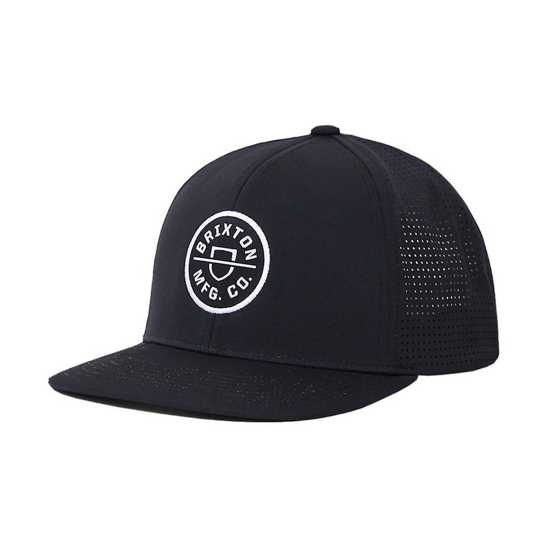 Crest X MP Trucker Snapback Black - Brixton