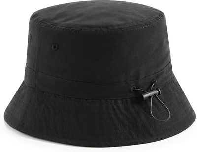 Recycled Polyester Bucket Hat Black - Beechfield