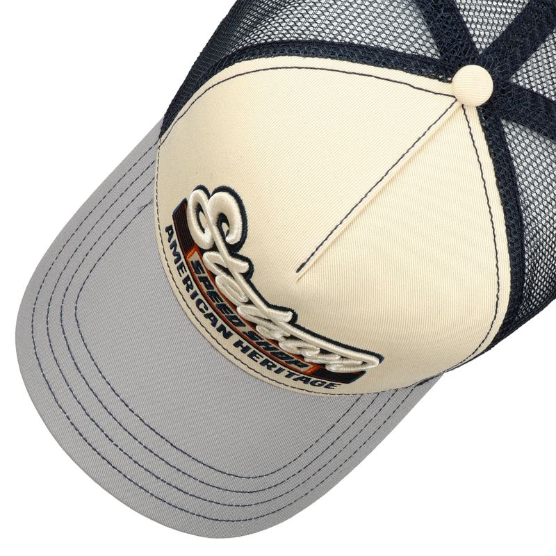 Stetson Trucker Speed Shop Grey Beige
