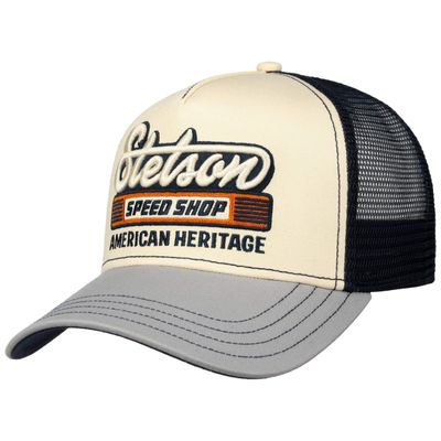 Stetson Trucker Speed Shop Grey Beige