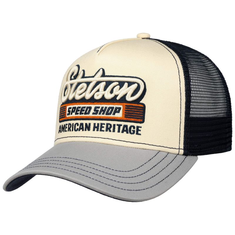 Stetson Trucker Speed Shop Grey Beige