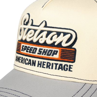 Stetson Trucker Speed Shop Grey Beige
