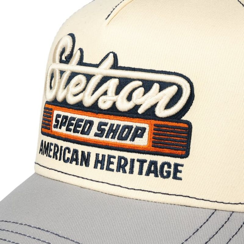 Stetson Trucker Speed Shop Grey Beige