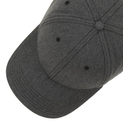 Stetson Baseball Cap Cotton Melange Dark Grey
