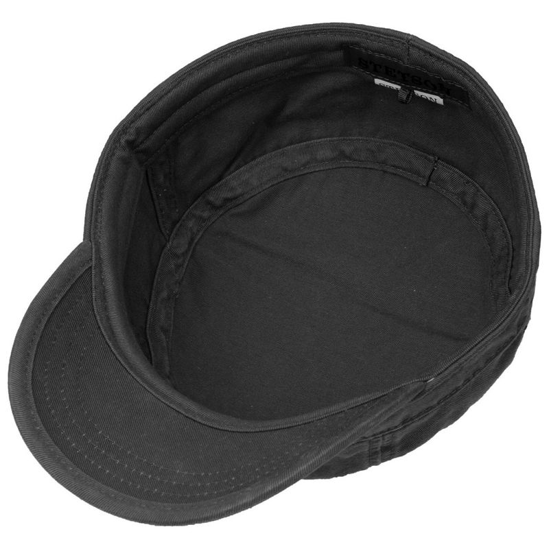 Army Cap Cotton Black Stetson