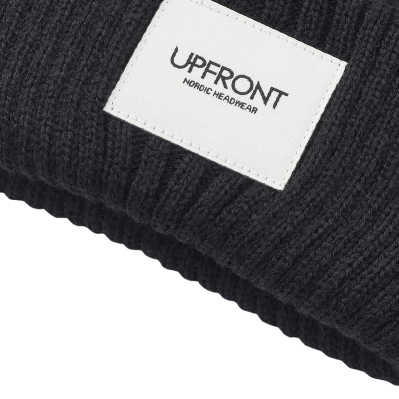 HAZE Fisherman Winter Beanie Black - Upfront