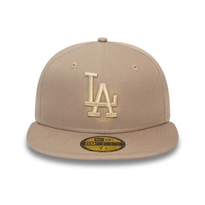 LA Dodgers League Essential Pastel Brown 59FIFTY Fitted Cap - New Era