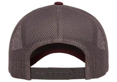 Retro Trucker 2-Tone Maroon /Grey-Yupoong