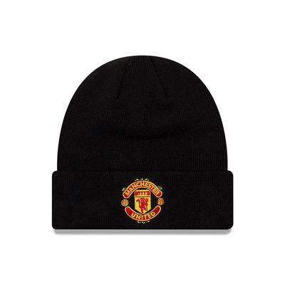 Manchester United Essential Black Beanie