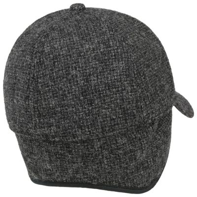 Vilson Wool Cap With Ear Flaps Anthracite  - Stetson