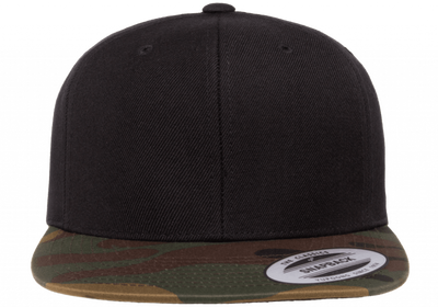 Snapback Keps 2-Tone Camo/Black 6089 från Yupoong