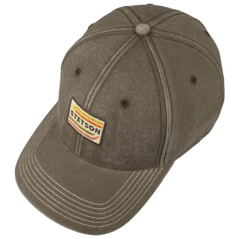 Baseball Cap Cotton Olive - Stetson