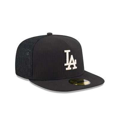 Los Angeles Dodgers MLB Black 59FIFTY A-Frame Fitted Cap - New Era