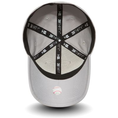 New York Yankees League Essential Grey 39THIRTY Stretch Fit Cap - New Era