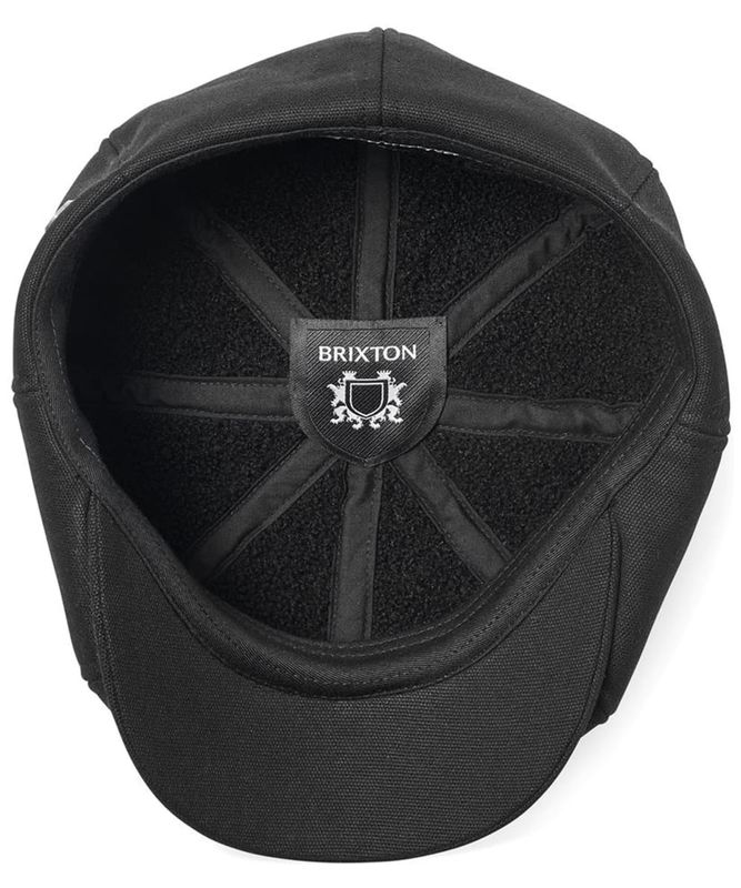 Brixton Brood Sherpa Newsboy Cap Black - Brixton