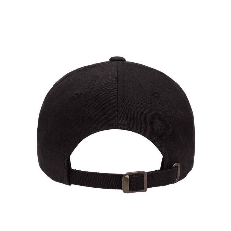 Dad Cap Low Profile Organic Cotton Black - Yupoong