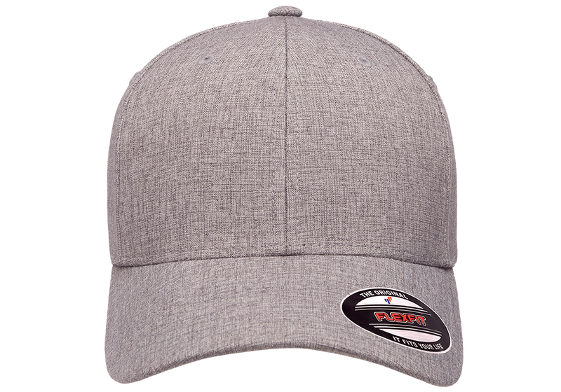 Flexfit® Heatherlight Grey Melange Cap - Flexfit/Yupoong