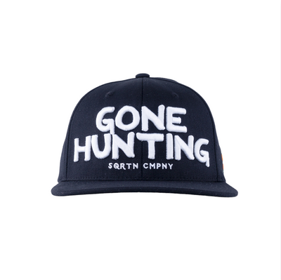 Gone Hunting Snapback Cap Black - SQRTN