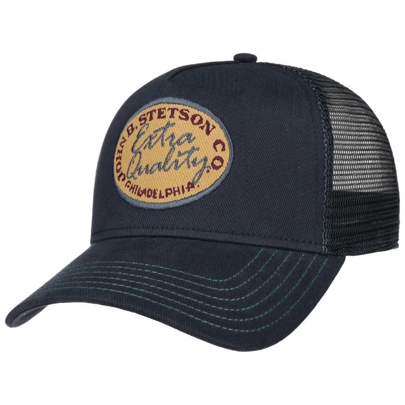 Stetson Kidz Trucker Cap Vintage Brushed Twill Navy