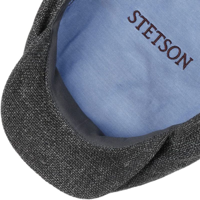 Driver Cap Virgin Wool/Linen Dark Grey Stetson