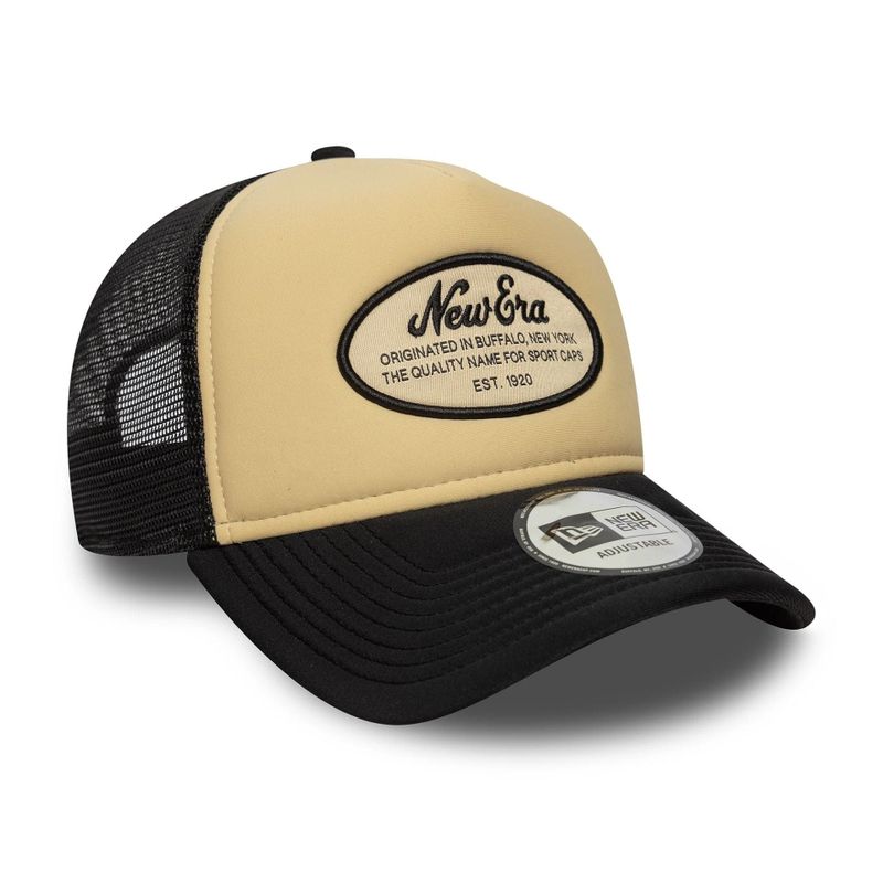 Oval Patch Black 9FORTY E-Frame Trucker Cap - New Era