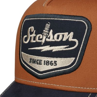 Trucker Cap Spark Plug Navy/Rust Orange - Stetson