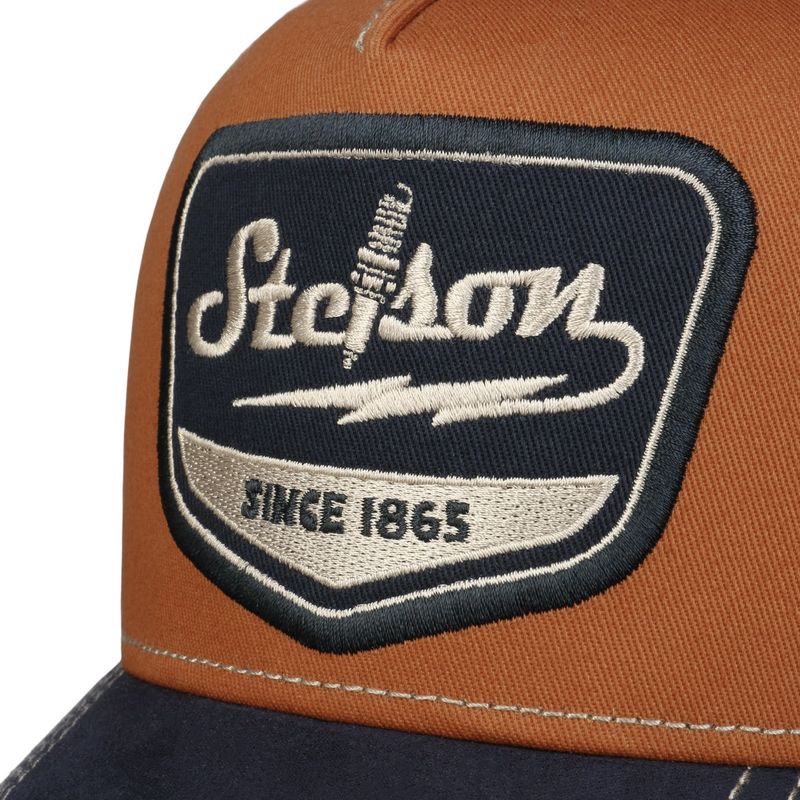 Trucker Cap Spark Plug Navy/Rust - Stetson