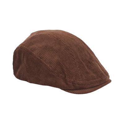 WILD Corduroy Sixpence Dark Brown Cap  - Upfront