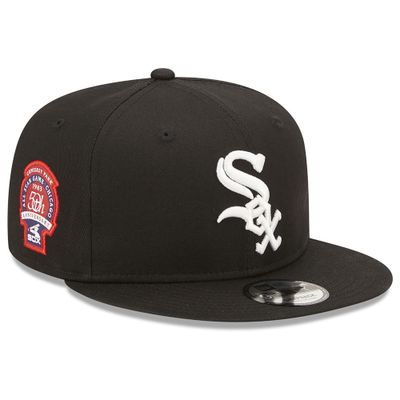 Chicago White Sox Side Patch TEAM Black 9FIFTY Snapback Cap