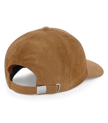 Heritage Cord Camel Dad Cap  - Beechfield