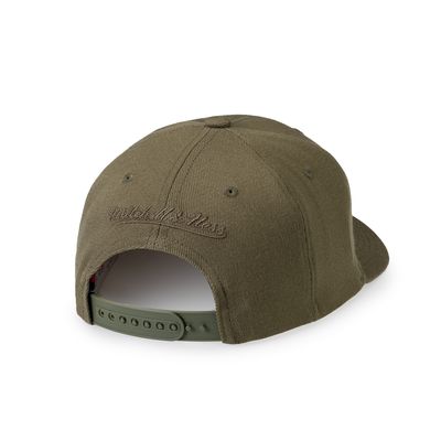 Box Logo Olive/Black Red Classic - Mitchell & Ness