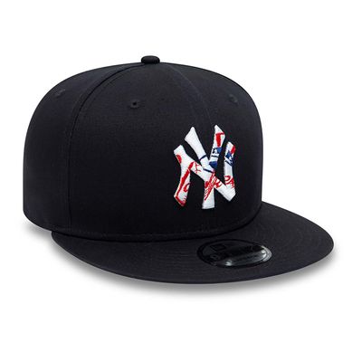 New York Yankees Team Infill Logo Navy 9FIFTY Snapback - New Era