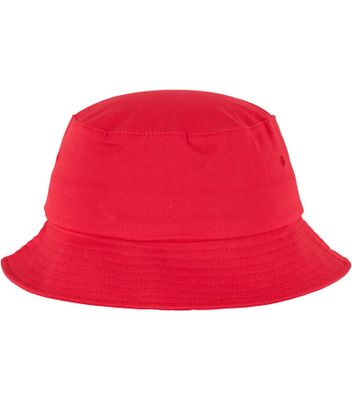 Flexfit Cotton Twill Bucket Hat Red - Flexfit