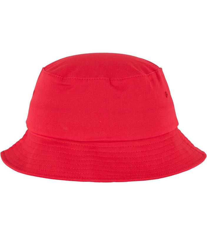 Flexfit Cotton Twill Bucket Hat Red - Flexfit