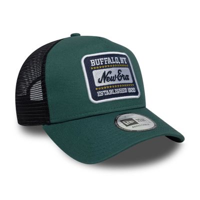 New Era 9FORTY A-Frame Trucker Patch Dark Green