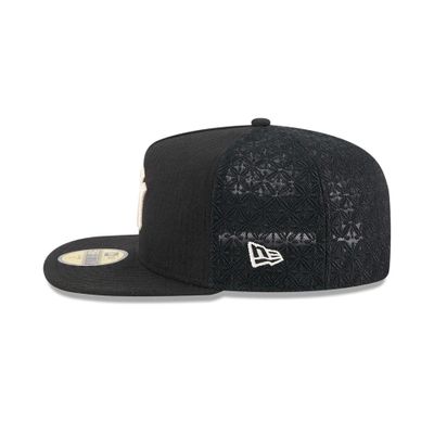 New York Yankees MLB Black 59FIFTY A-Frame Fitted Cap - New Era