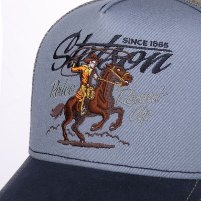 Stetson Trucker Rodeo Round Up Navy Blue