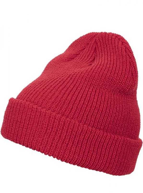 Long Knit Beanie Red 1545K från Yupoong - Fri frakt