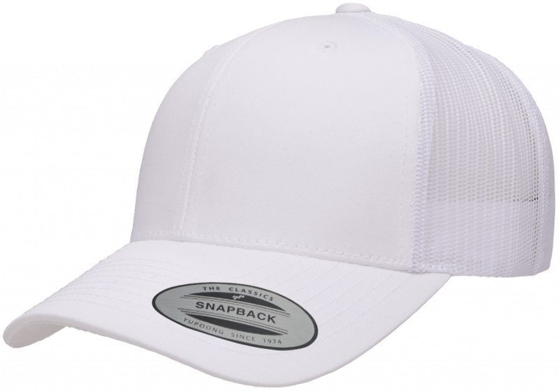 Kids Flexfit Trucker White 6606- Yupoong