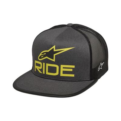 Ride 4.0 Trucker Hat Charcoal/Black/Lime - Alpinestars