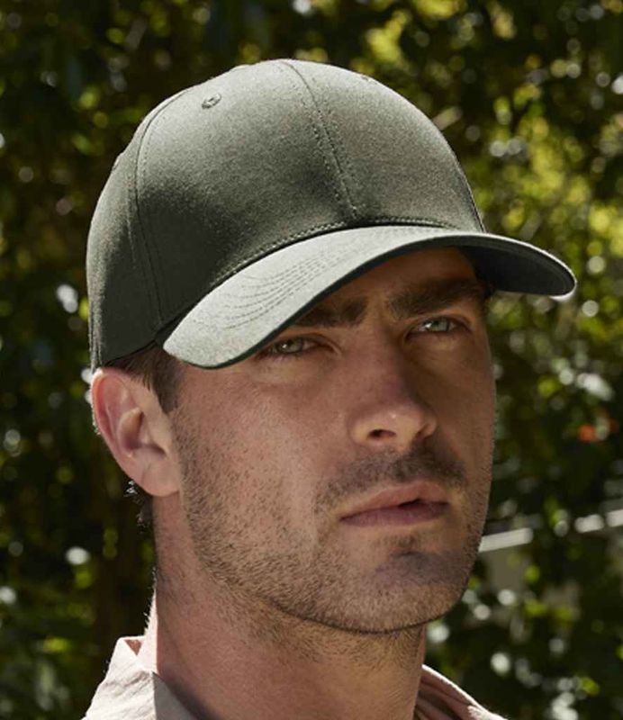 EarthAware® Organic Cotton Stretch-Fit Cap Black-Beechfiled