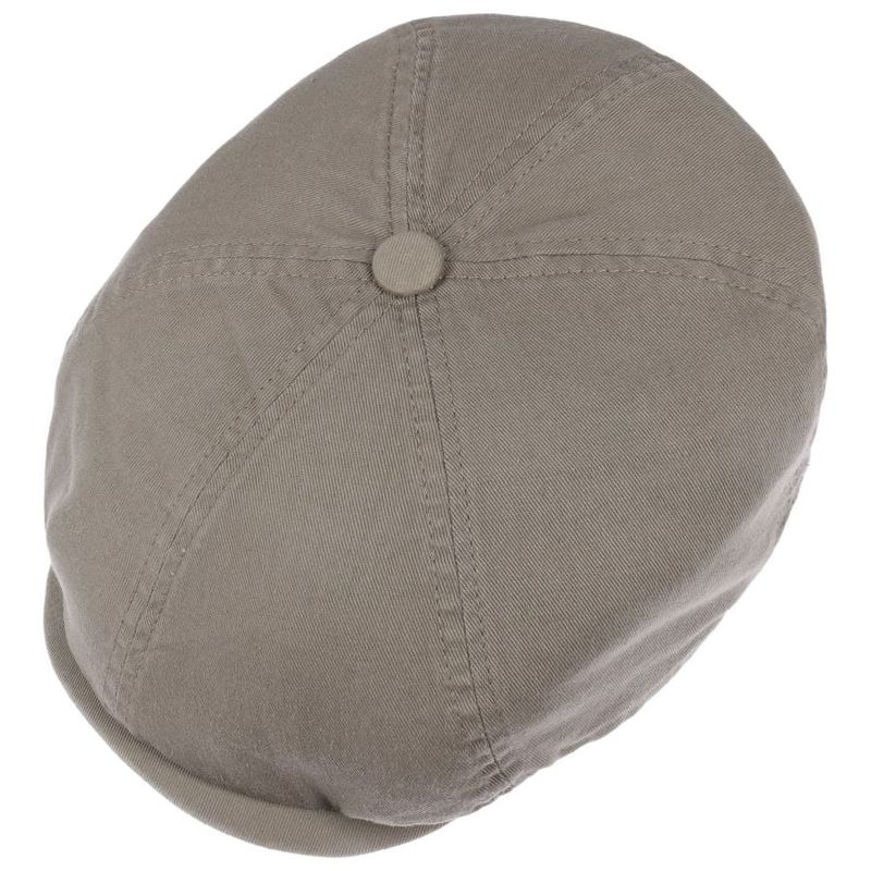 6-Panel Cap Cotton Twill Grey Stetson