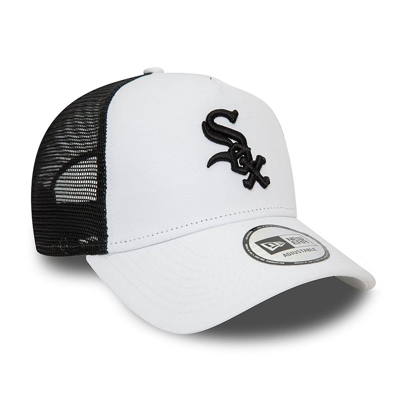 Chicago White Sox League Essential White Trucker Cap - New Era